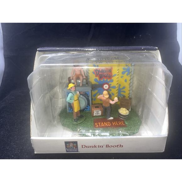 Lemax Carnival Dunkin' Booth #0283577 Carole Towne Collection - Picture 3 of 8